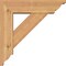 Ekena Millwork Traditional Traditional Smooth Bracket w/ Offset Brace, Western Red Cedar, 5 1/2"W x 18"D x 18"H BKT0604X18X18TRA01SWR - alternate 2
